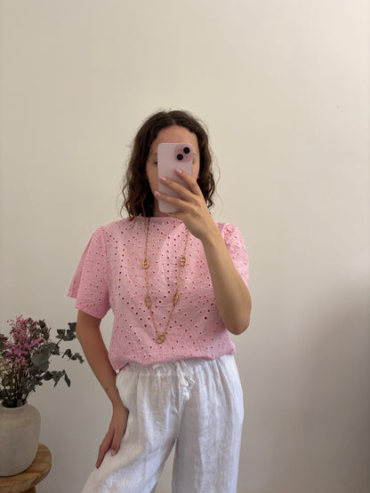 Blouse Ester rose