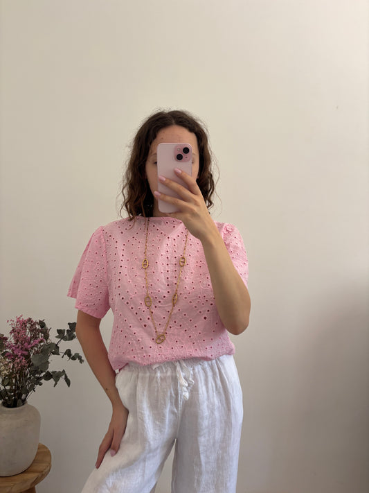 Blouse Ester rose