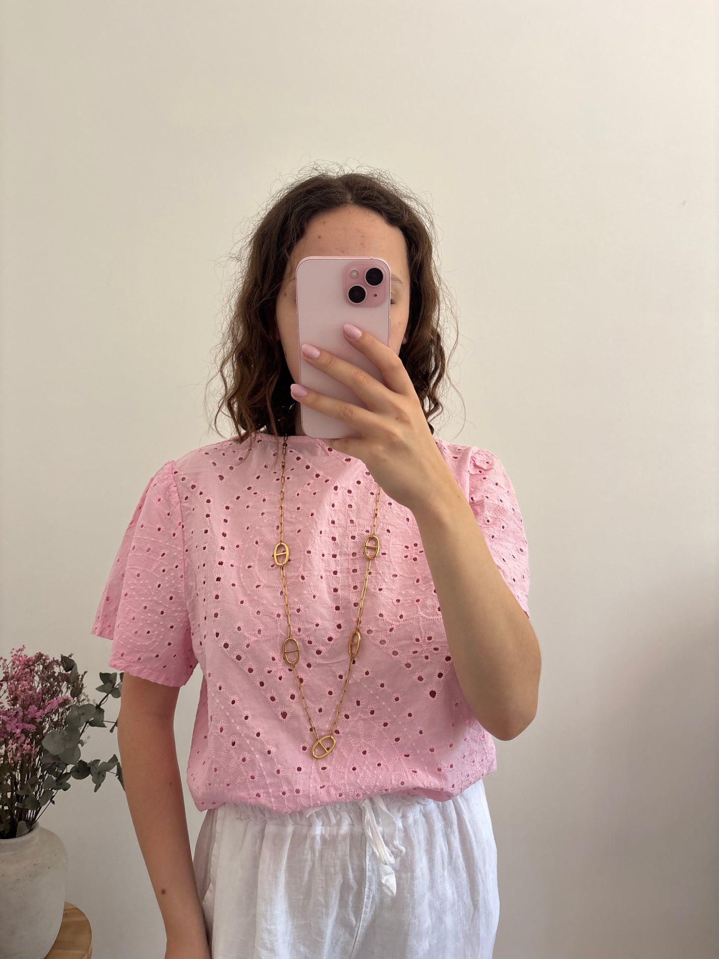 Blouse Ester rose