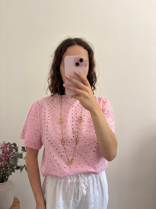 Blouse Ester rose