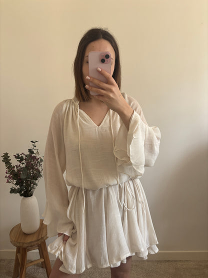 Oriane jurk, ecru