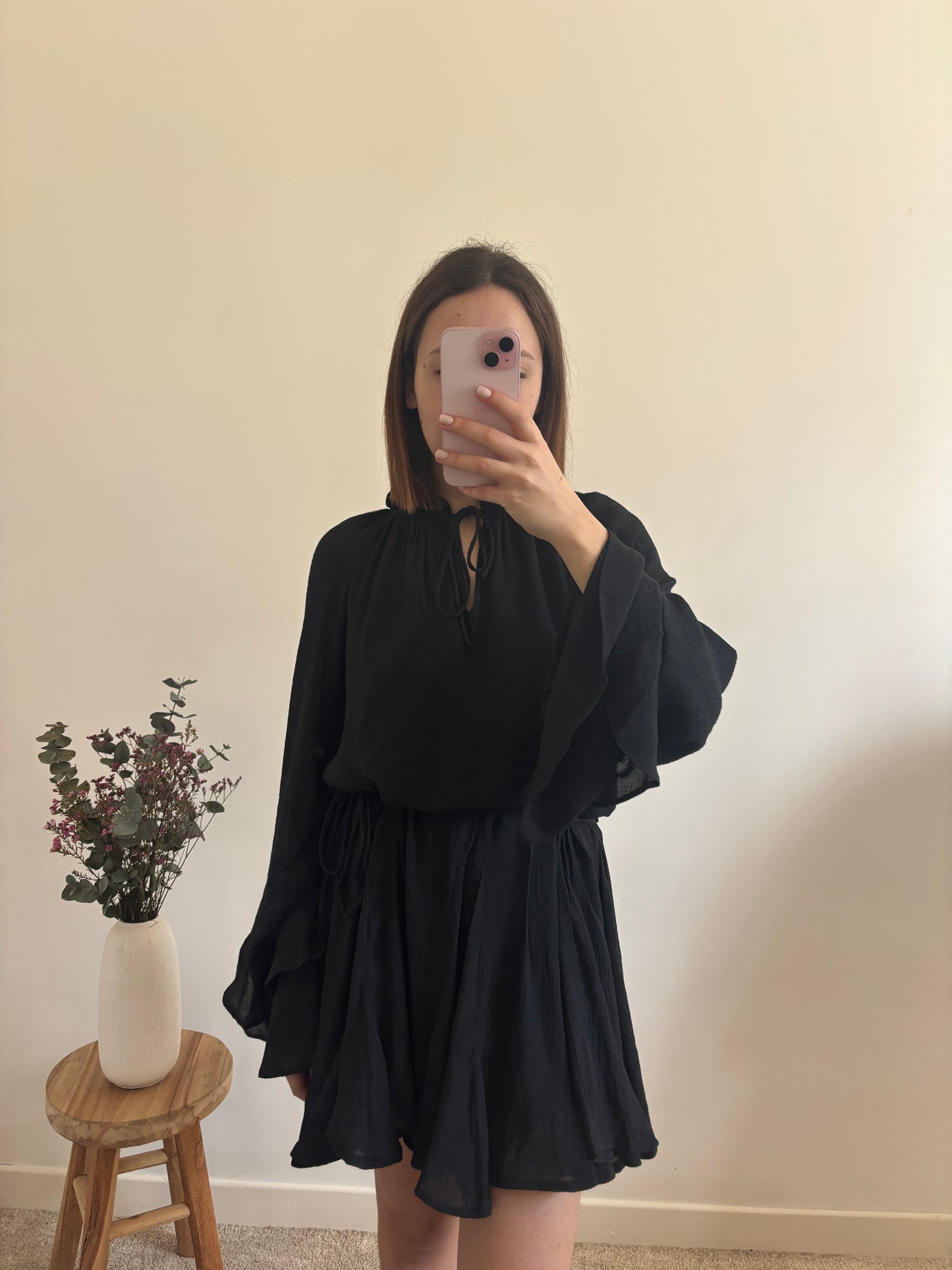 Oriane zwarte jurk