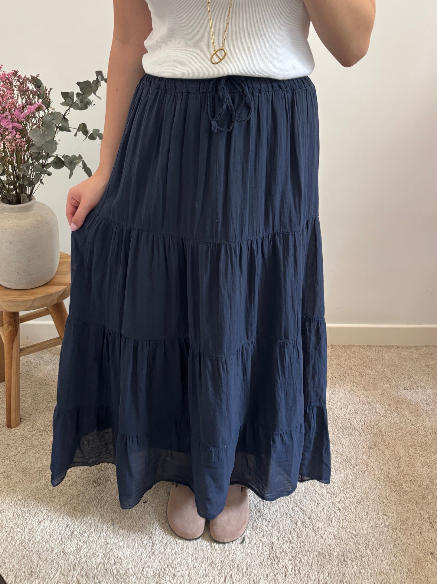 Jupe Angèle bleu