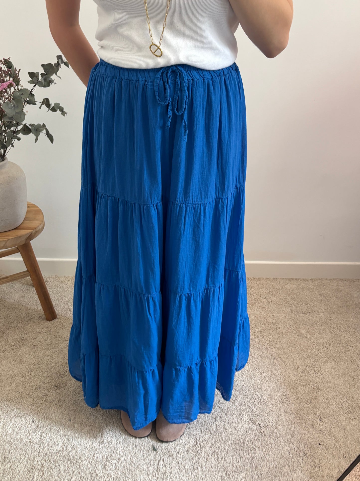 Jupe Angèle bleu