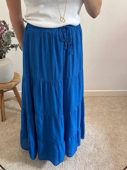 Jupe Angèle bleu