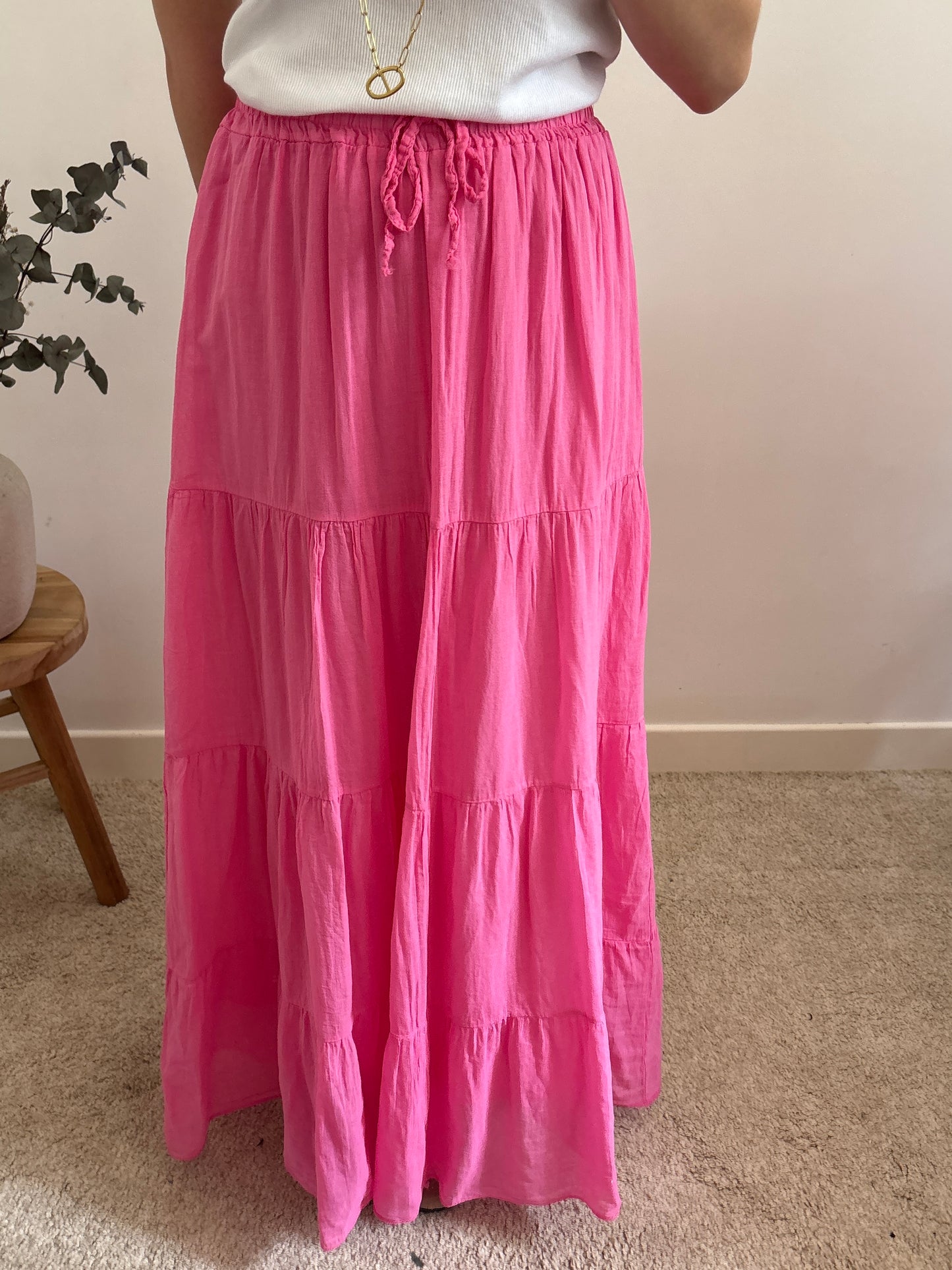 Jupe Angèle rose