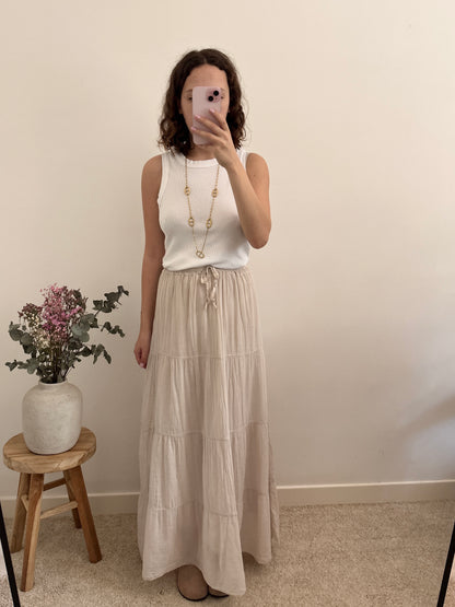 Jupe Angèle beige