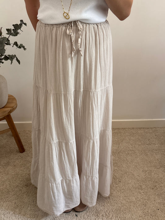 Jupe Angèle beige