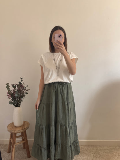 Justine white t-shirt