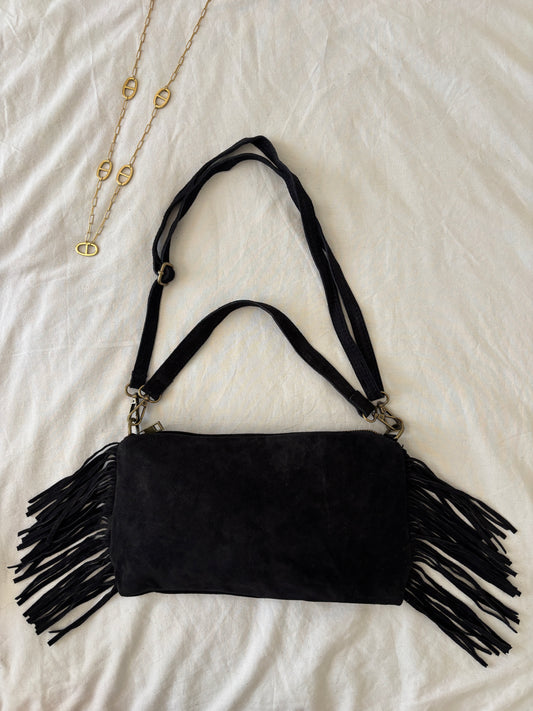 Sac à franges noir