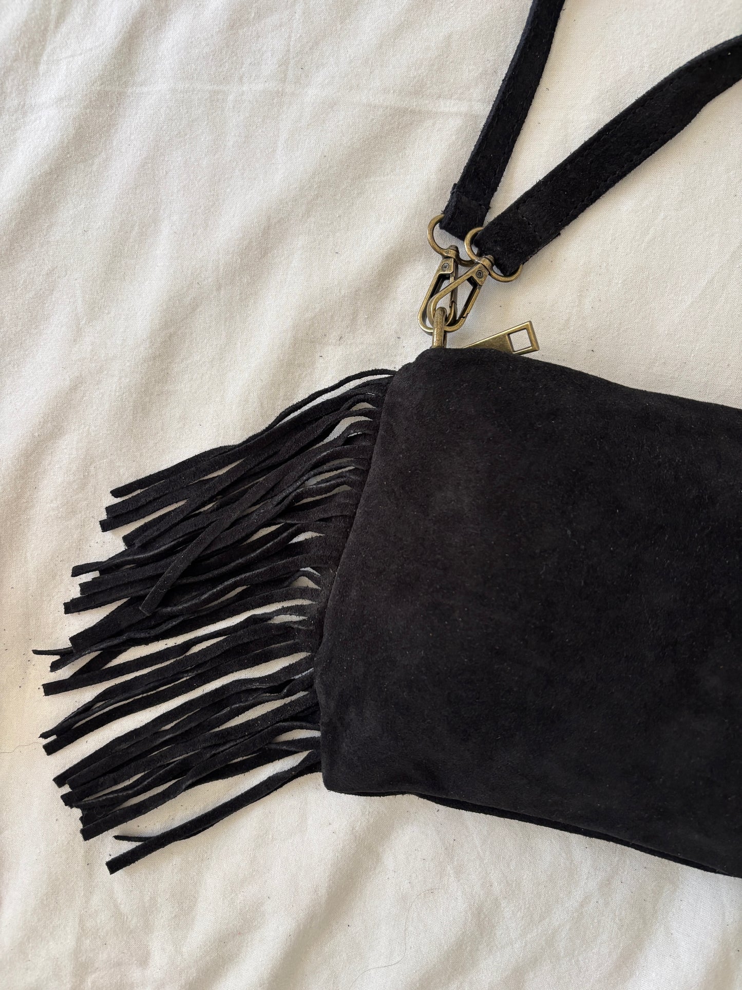 Sac à franges noir