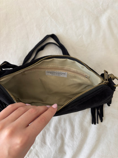 Sac à franges noir