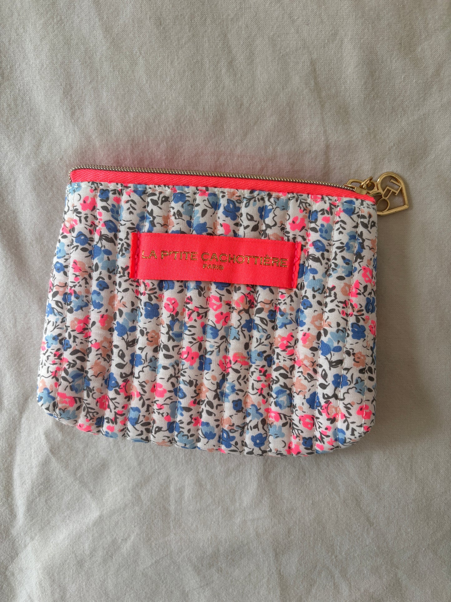 Fluorescent pink purse
