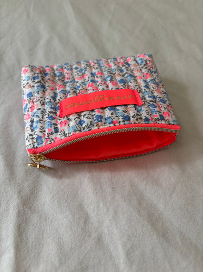 Fluorescent pink purse