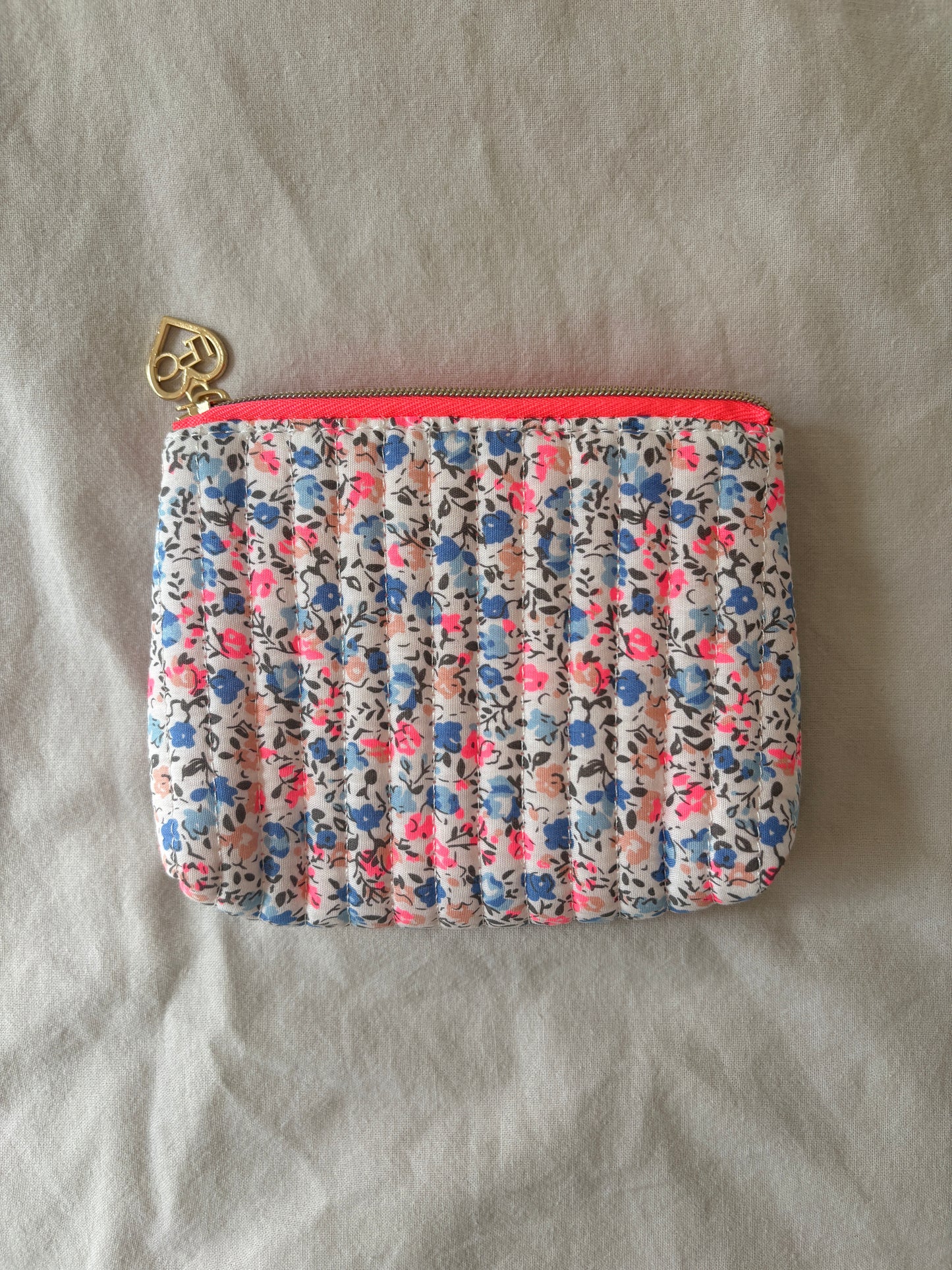 Fluorescent pink purse
