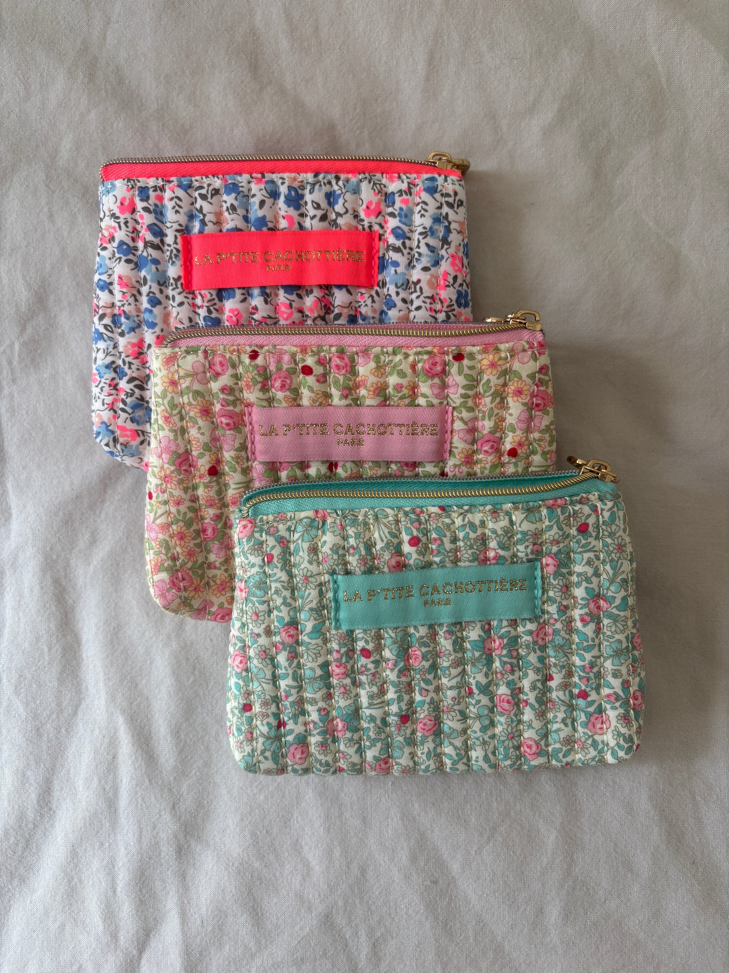 Fluorescent pink purse