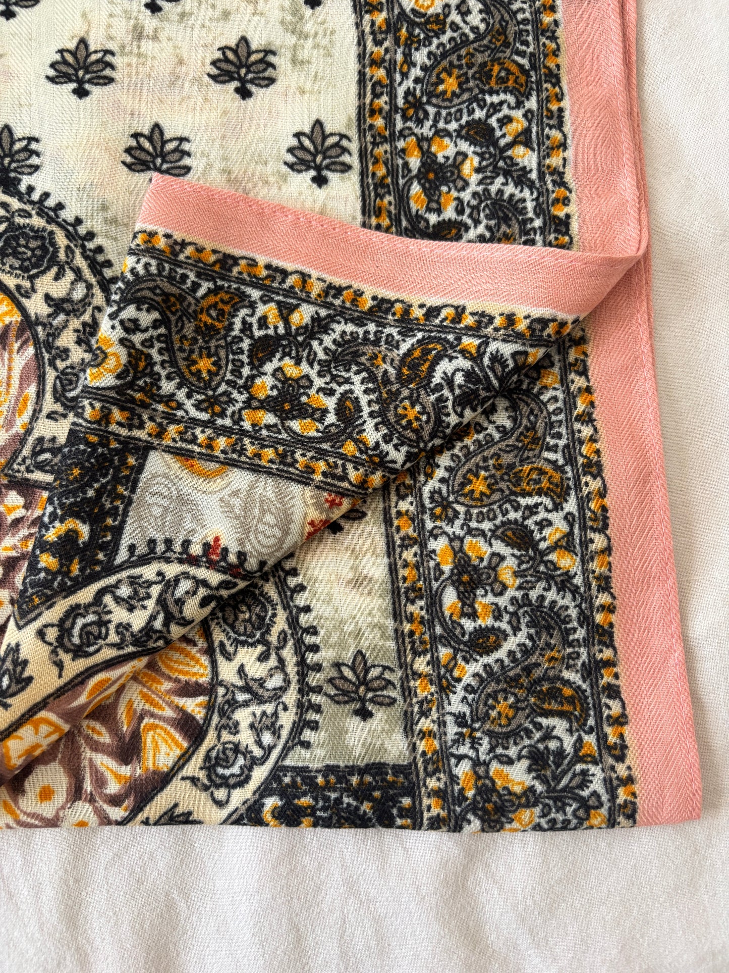 Foulard rose / orangé