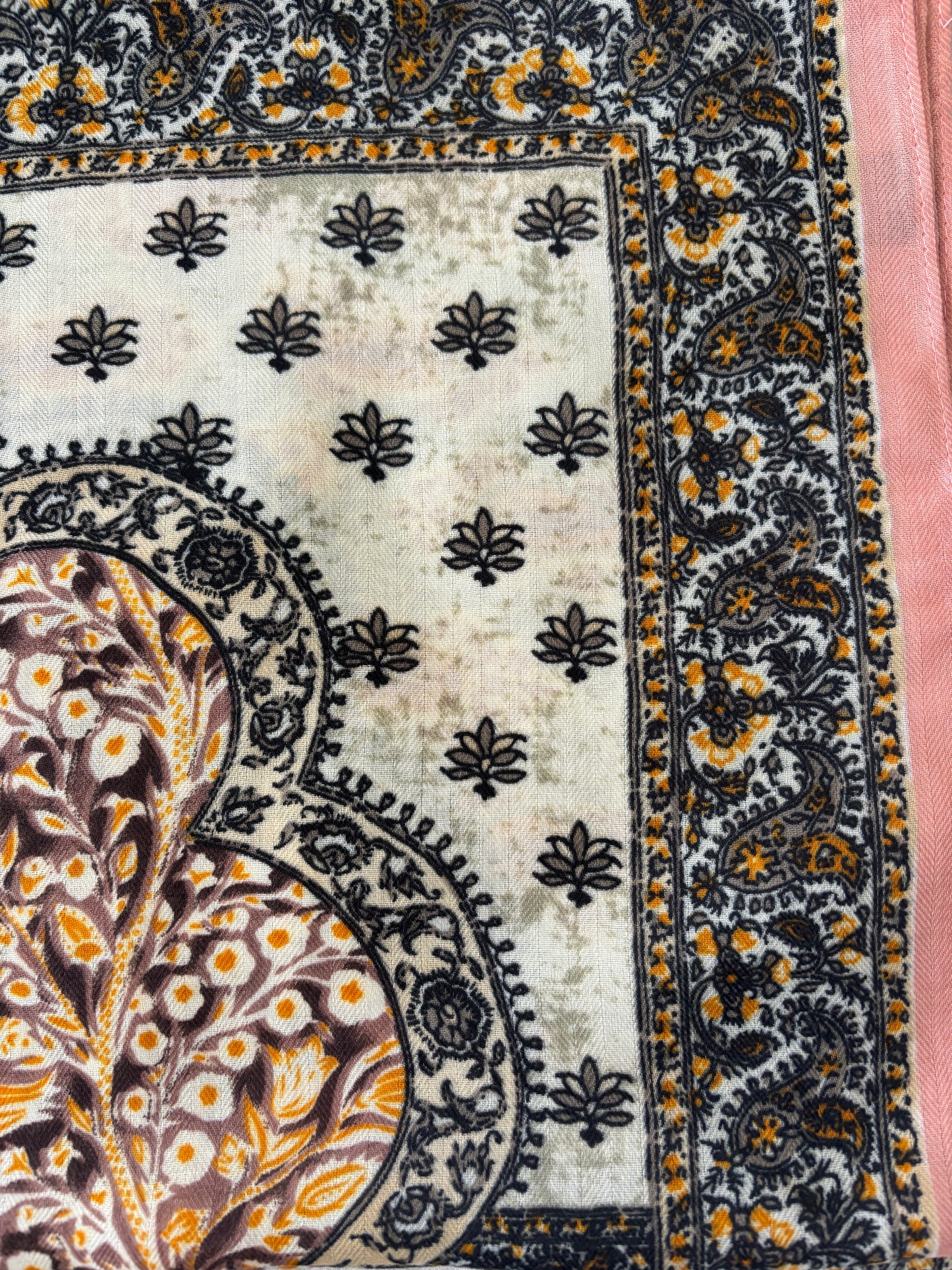 Foulard rose / orangé