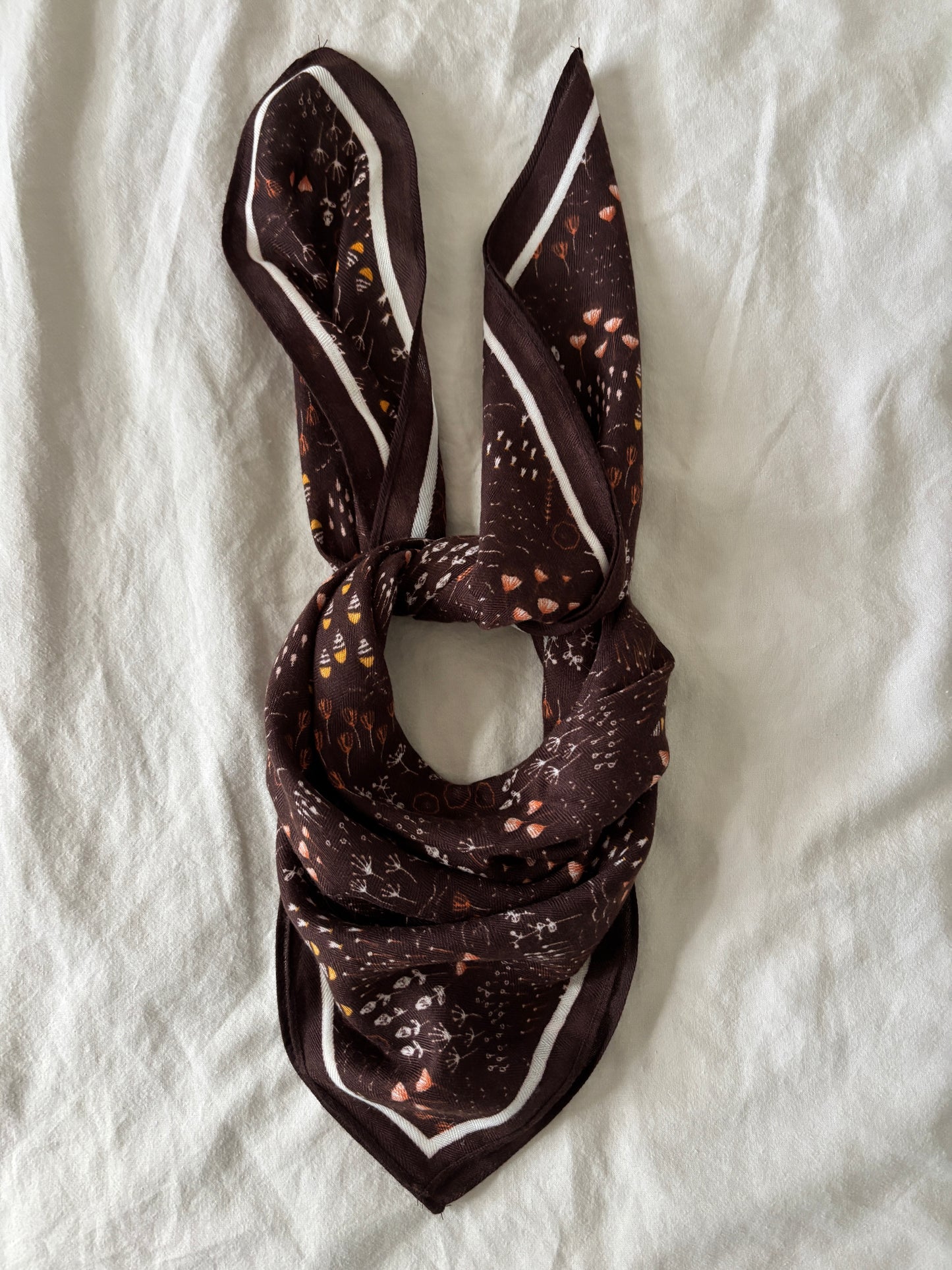 brown scarf