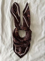 Foulard marron