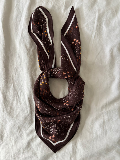 brown scarf