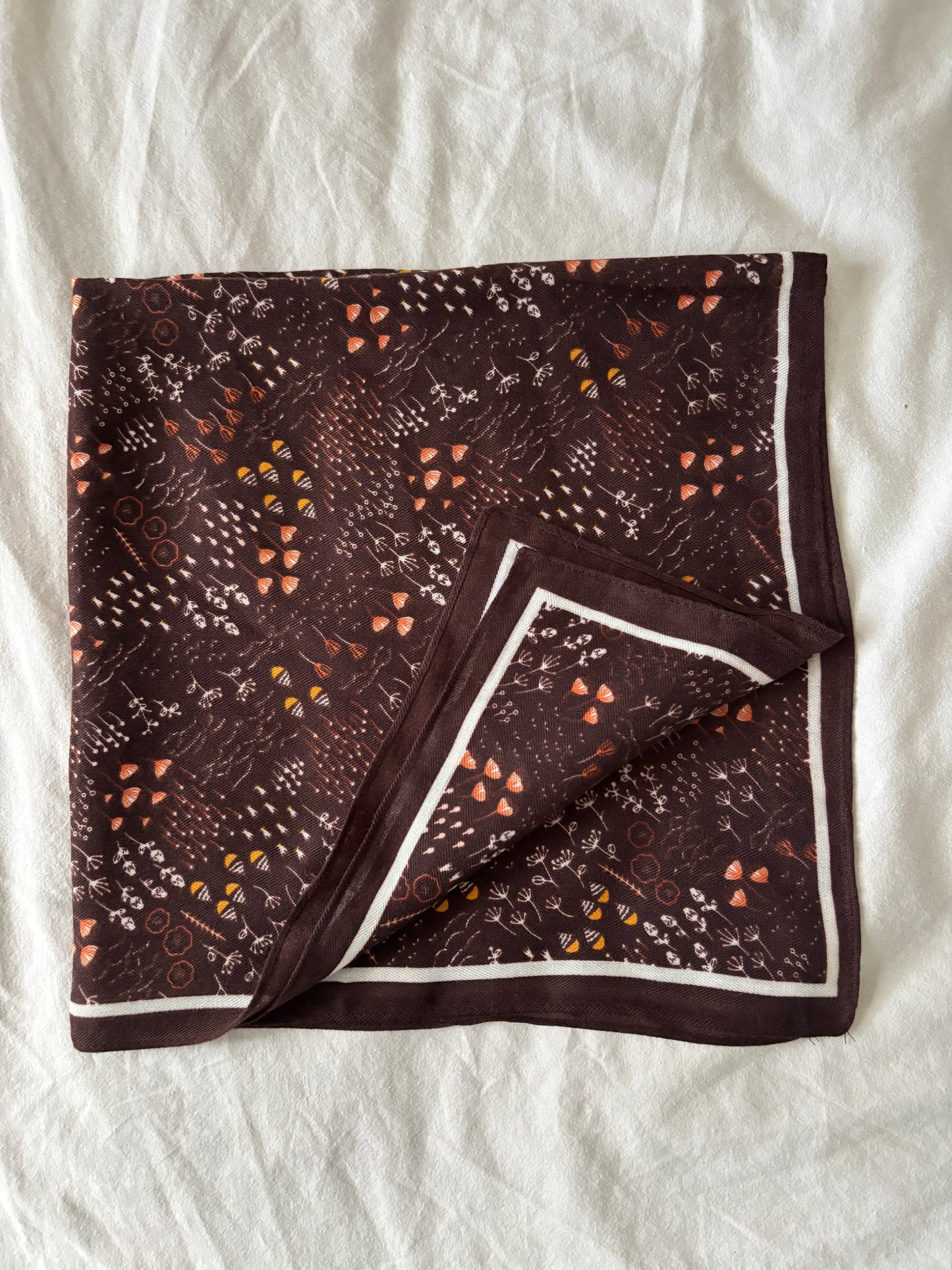 brown scarf