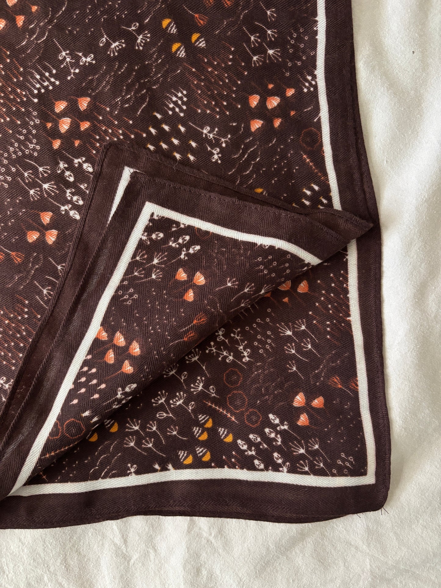 brown scarf