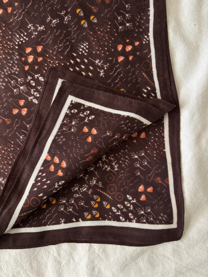 brown scarf