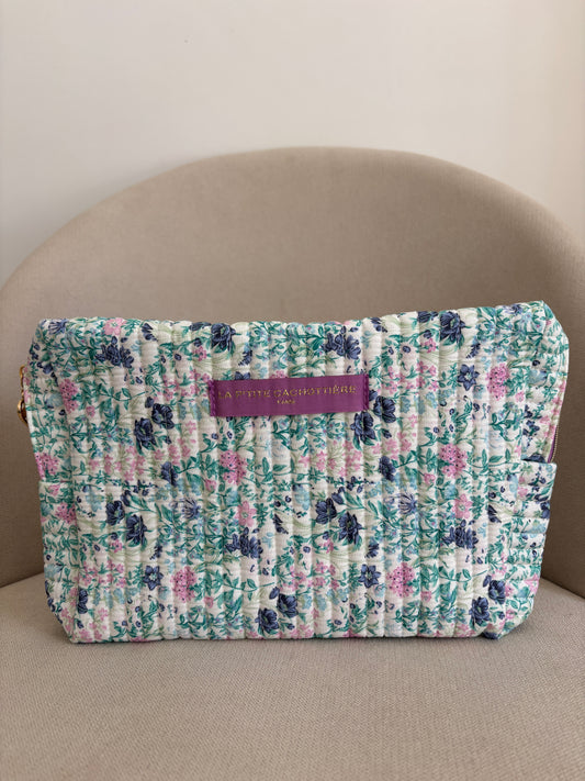 Etui in blauwe libertyprint