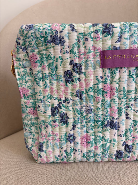 Etui in blauwe libertyprint