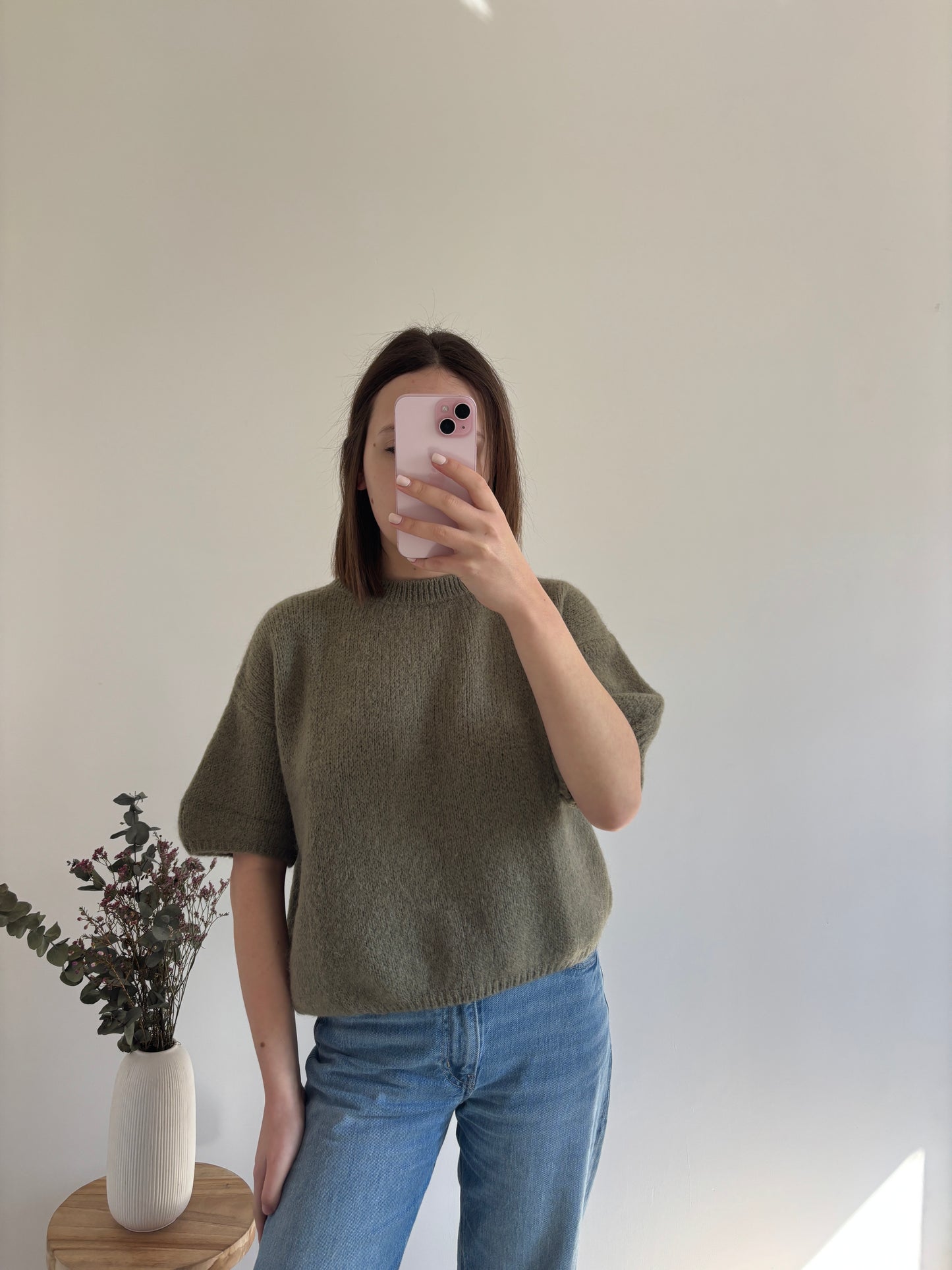 Olivia marineblauwe trui