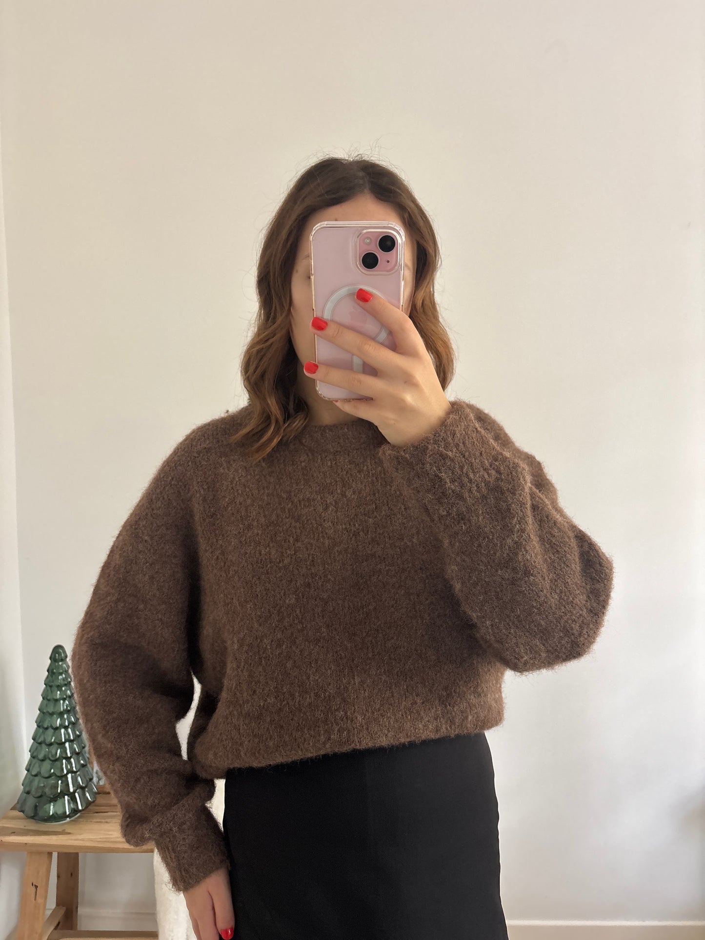 Pull Lucie noisette
