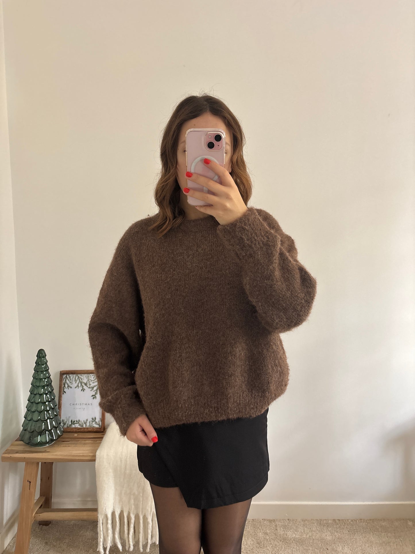 Pull Lucie noisette