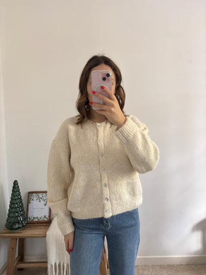 Ecru Léa cardigan