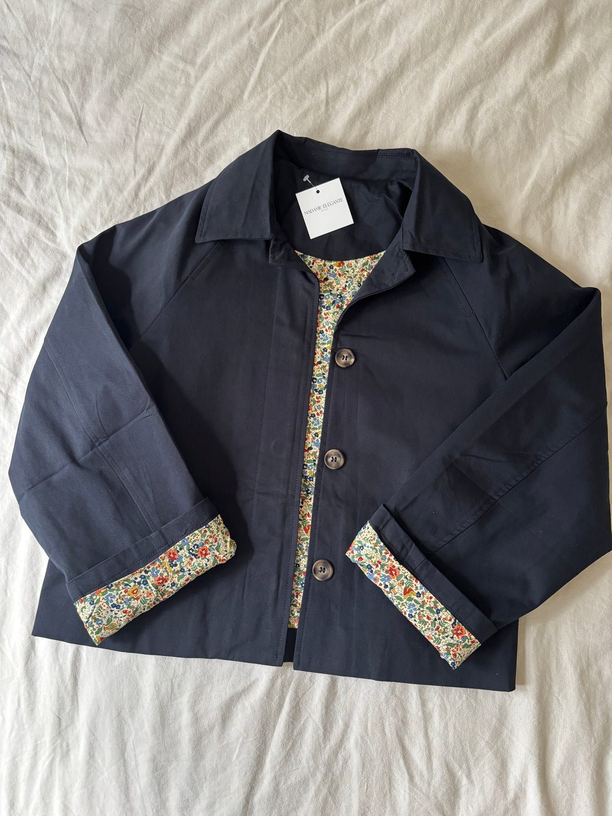 Trench Margaux marine