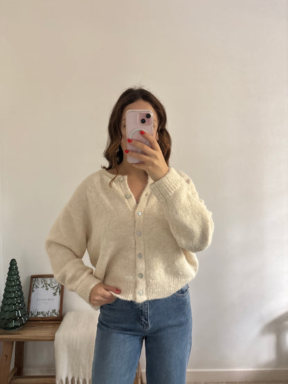 Ecru Léa cardigan