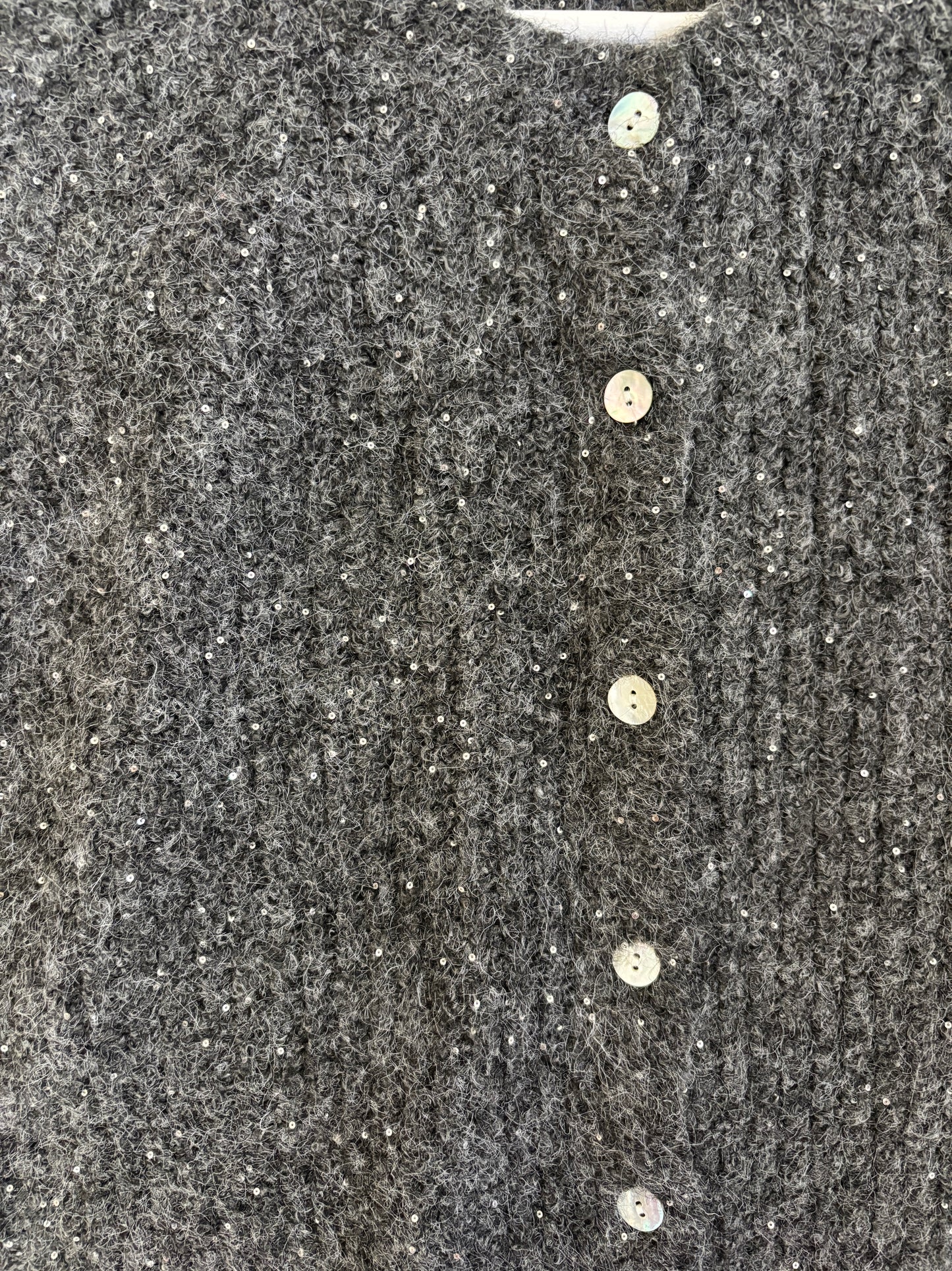 Cardigan à paillettes ( Réassort prévu )