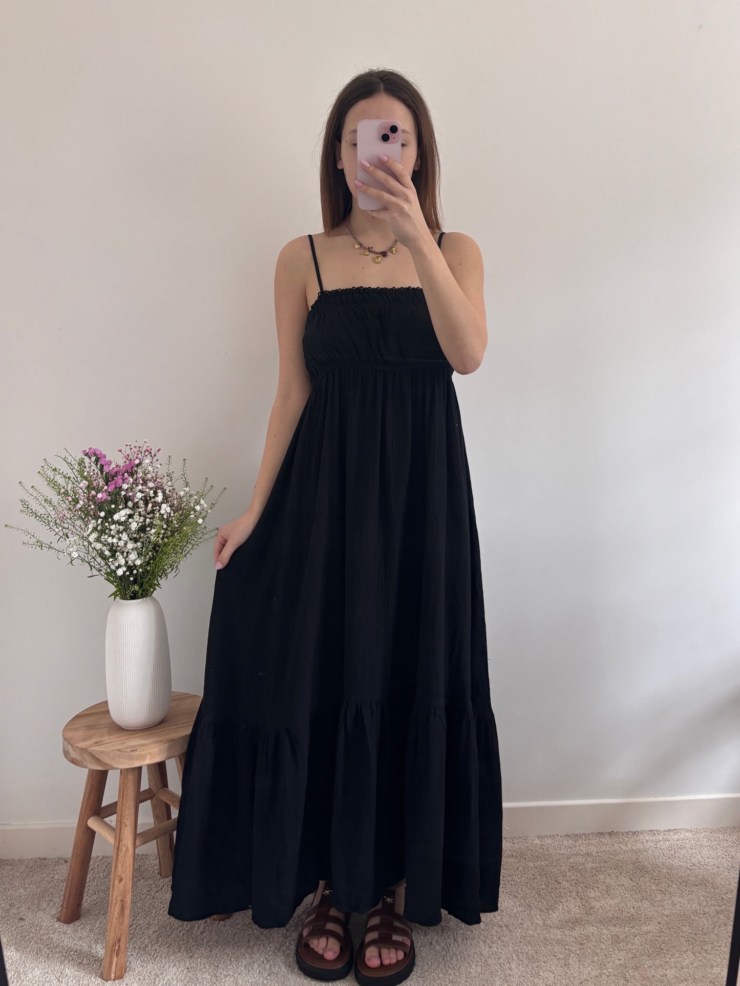 Zwarte Isaline jurk