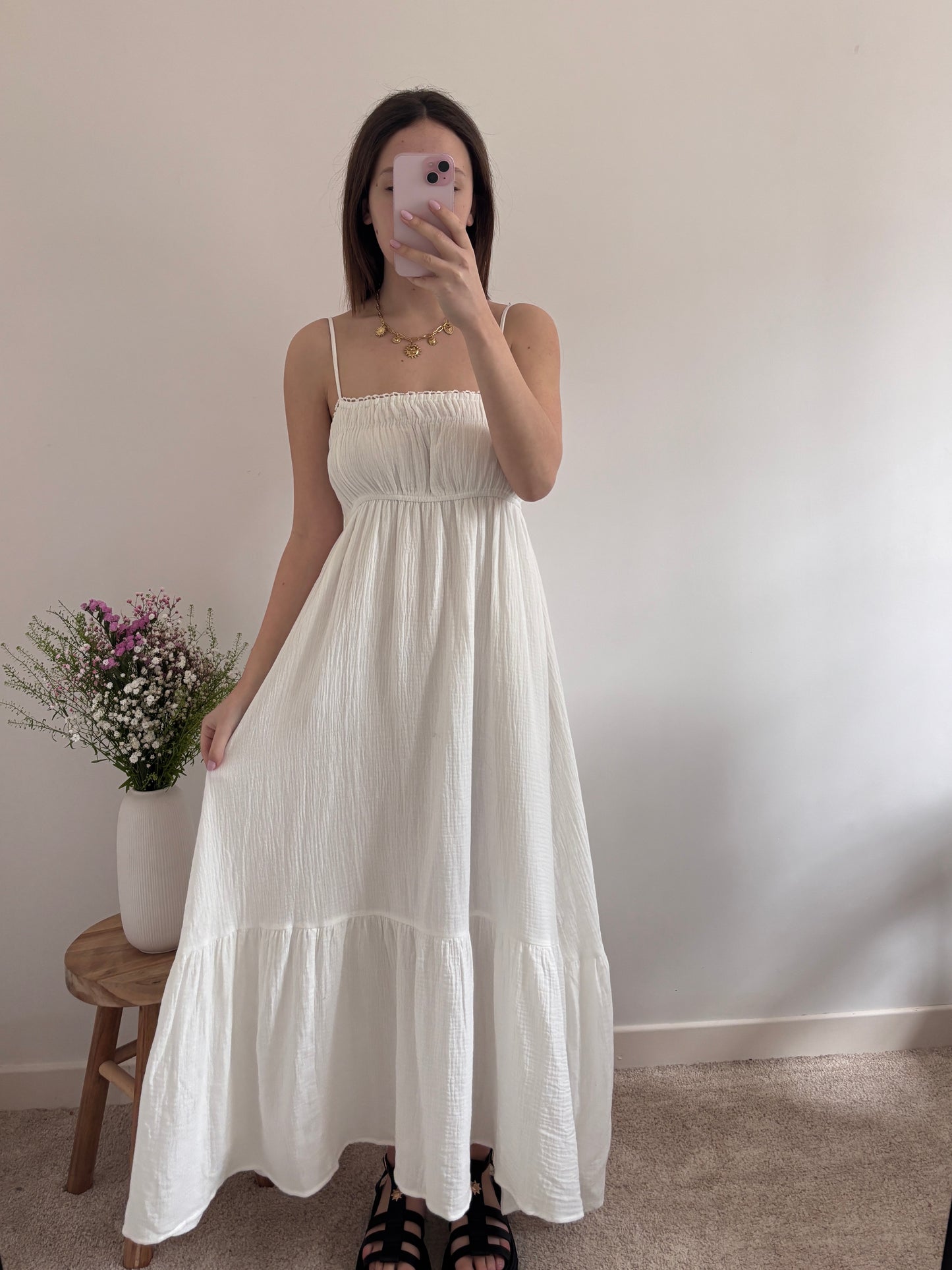 Witte Isaline jurk