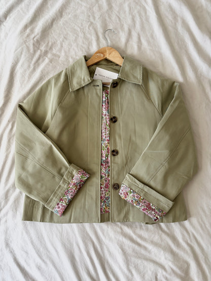 Trench Margaux vert sauge