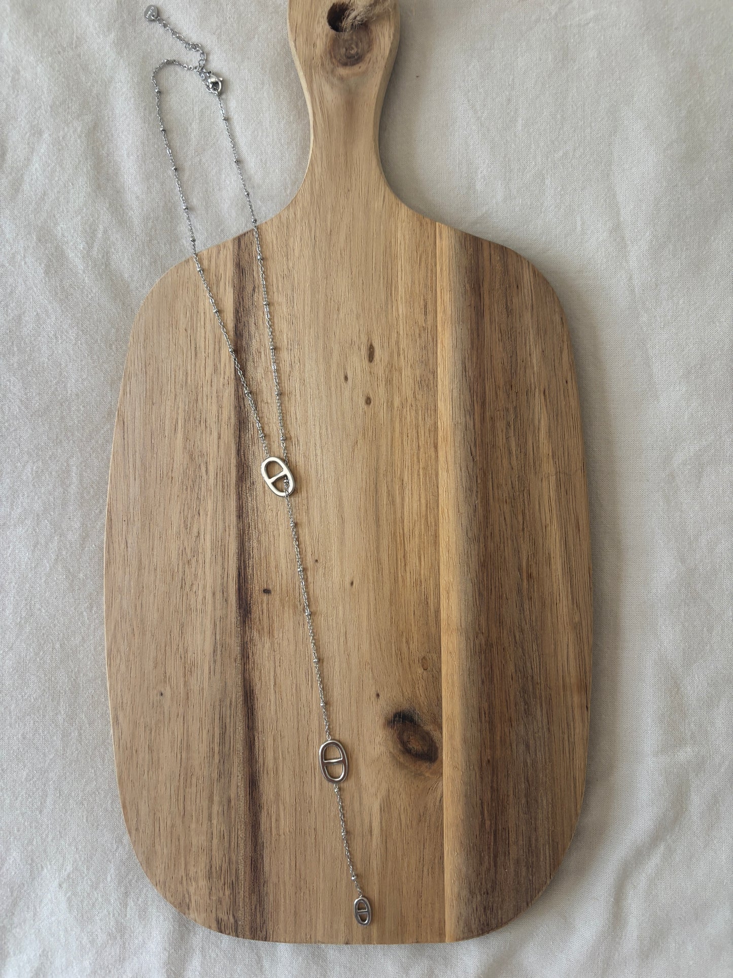 Adèle silver necklace