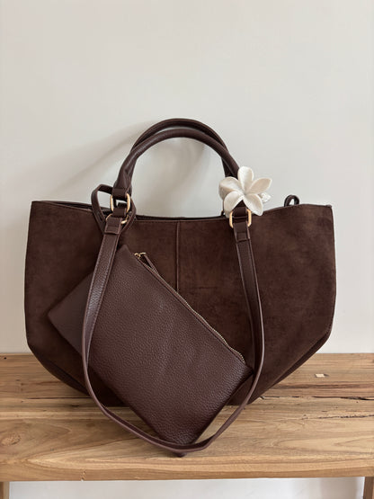 Sac Irene suédine marron