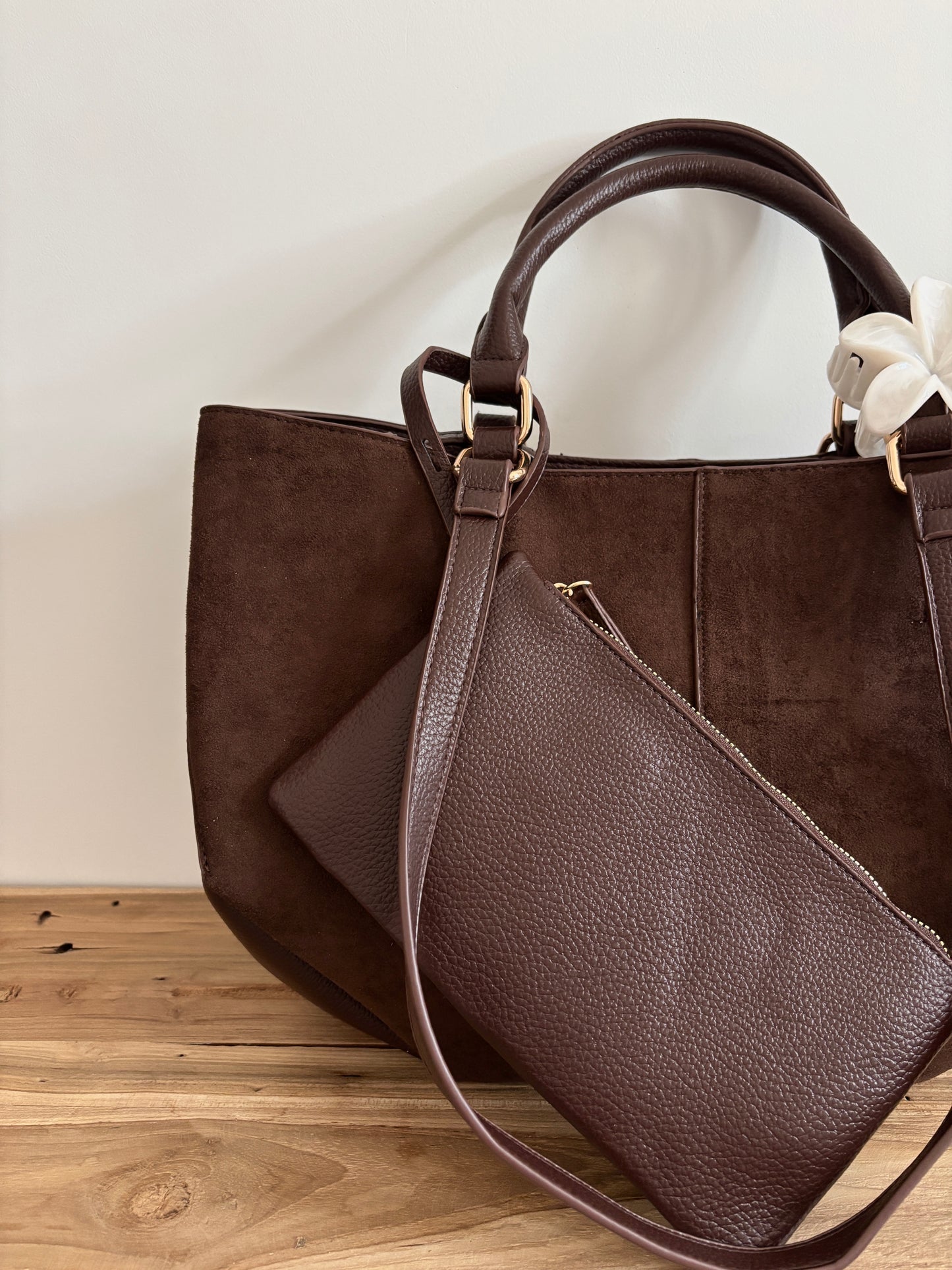 Sac Irene suédine marron