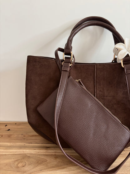 Sac Irene suédine marron