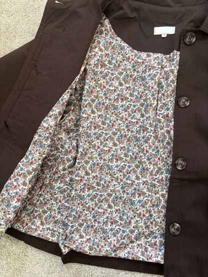 brown Margaux trench coat