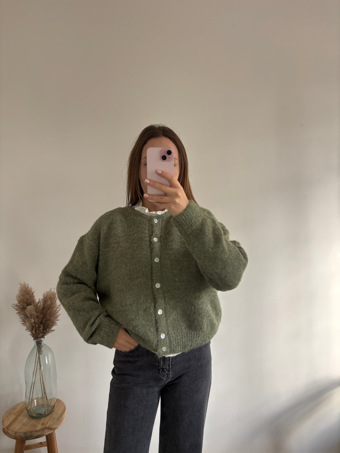 Green Lea cardigan
