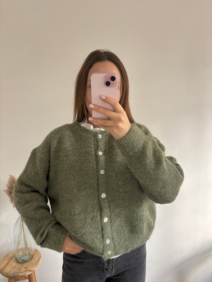 Green Lea cardigan