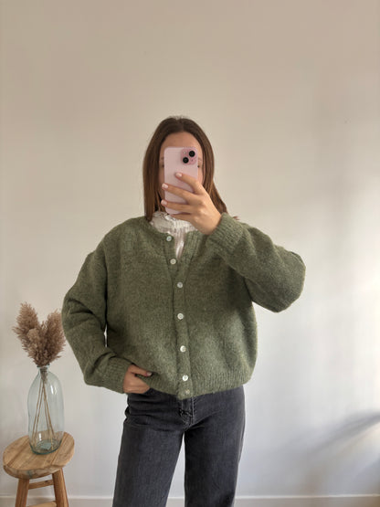 Green Lea cardigan