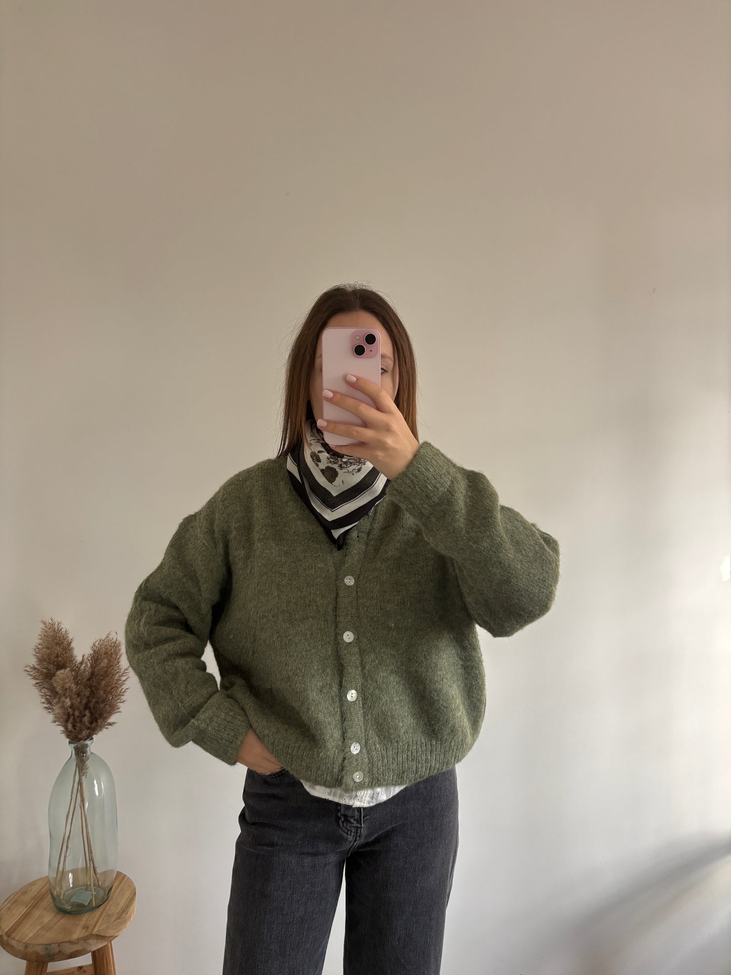 Green Lea cardigan