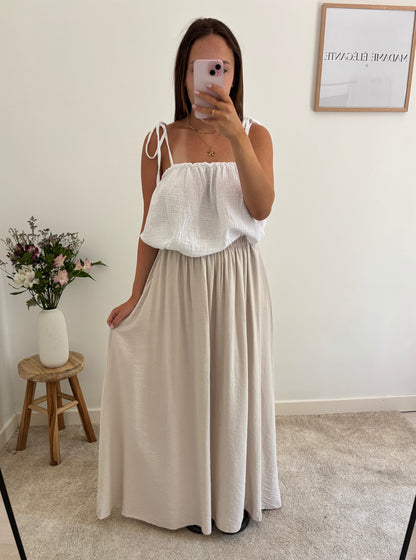 Jupe Anna beige